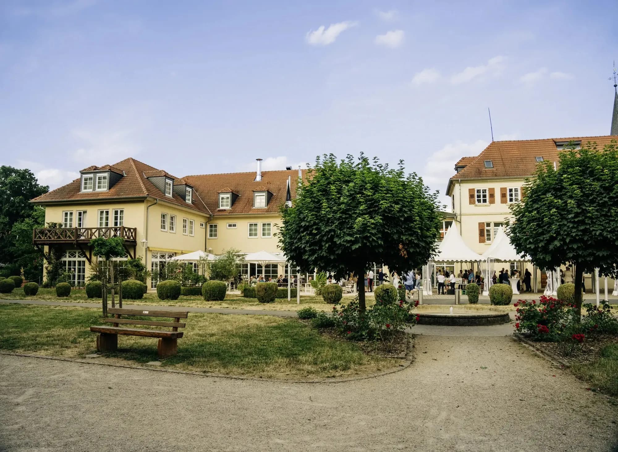 Innenhof von Schloss Neckarbischofsheim